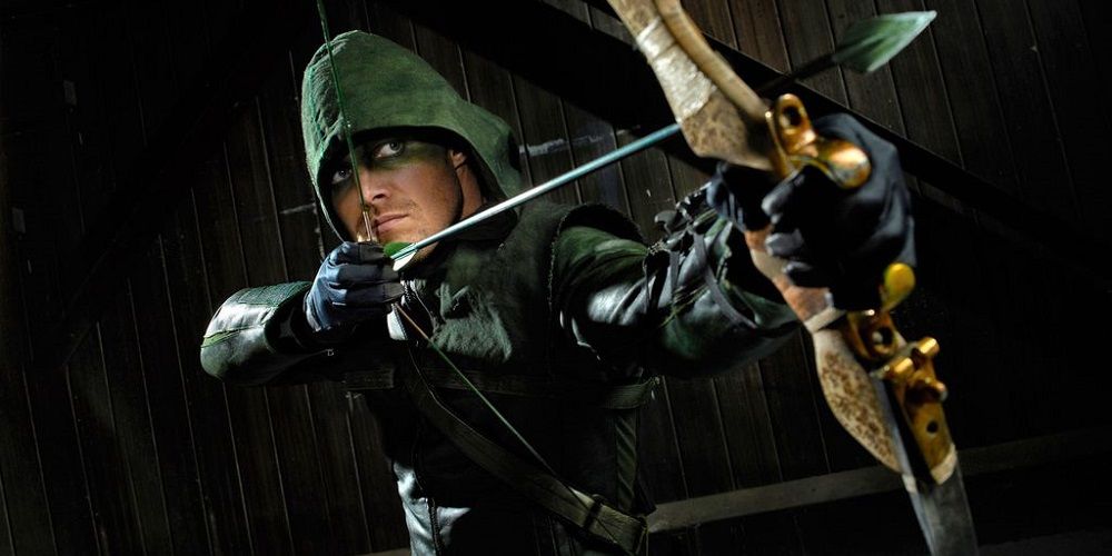 Stephen Amell as Green Arrow in Arrow