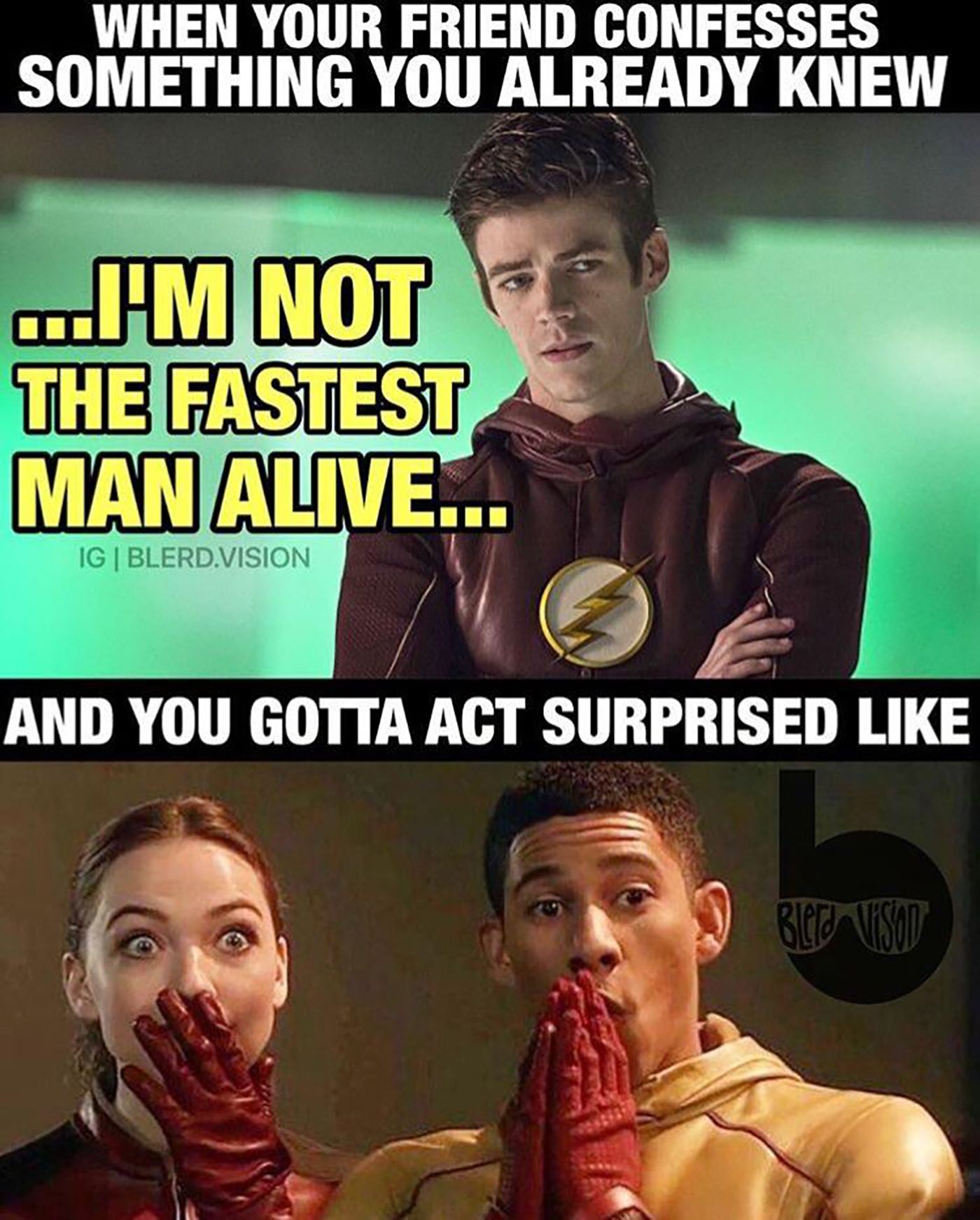 The Flash Act Surprised