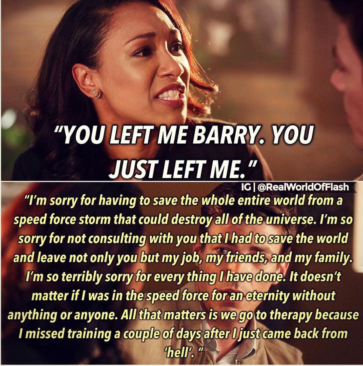 The Flash Iris Barry Therapy