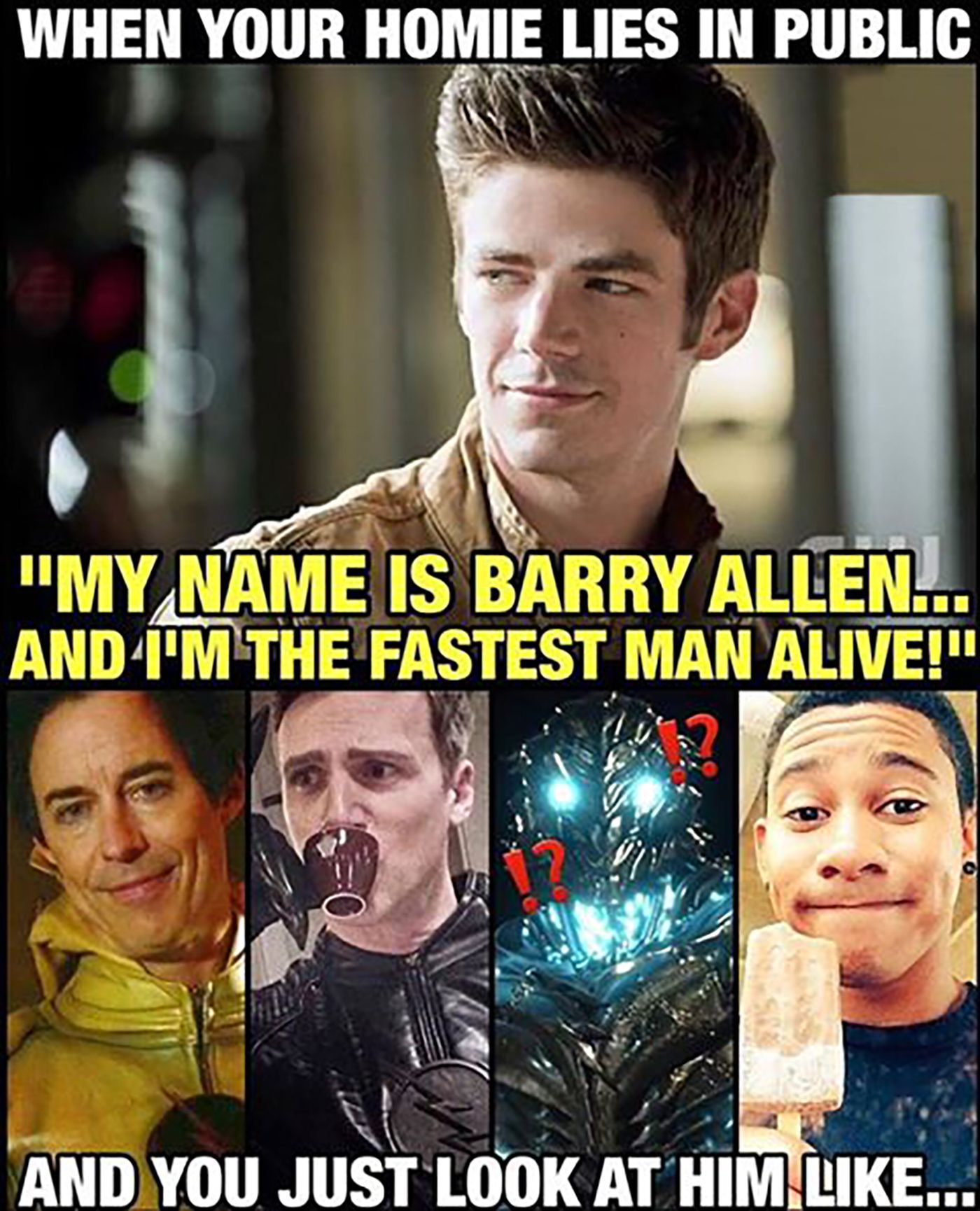 The Flash The Fastest Man Alive (In Public)
