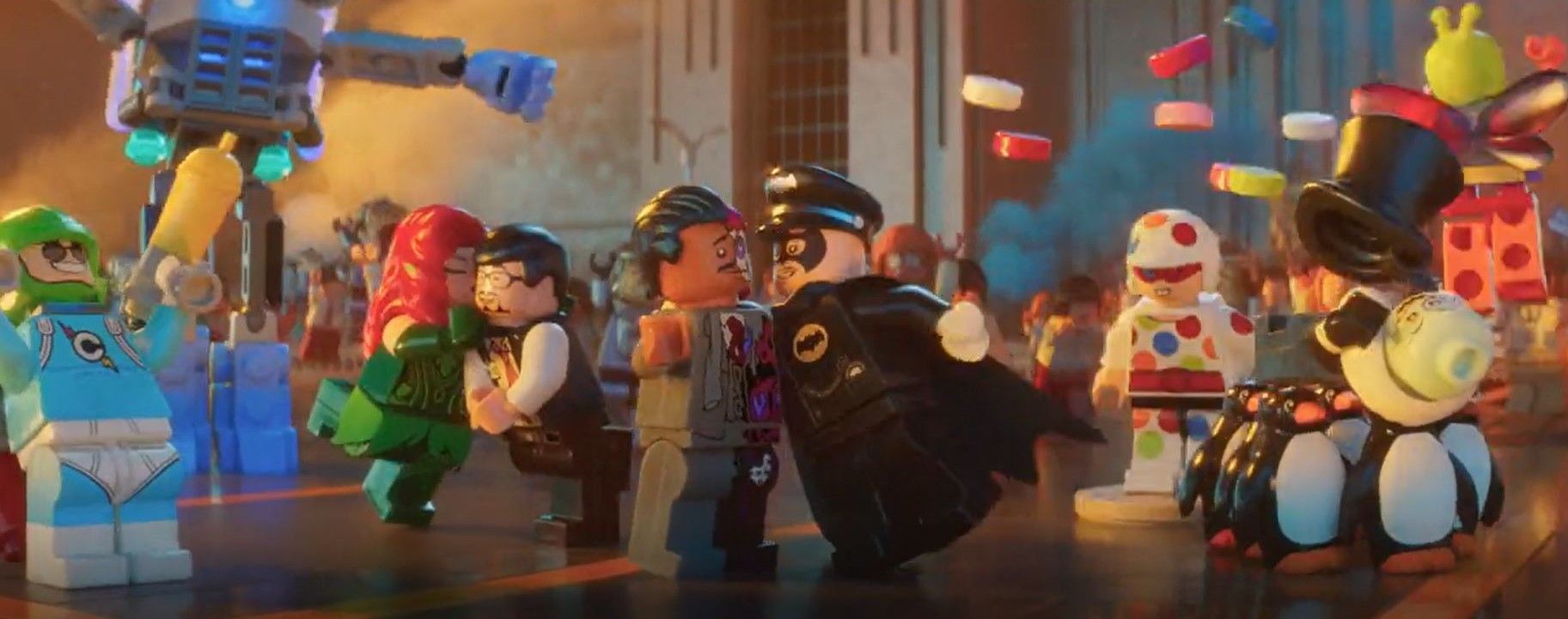 Two Face Kisses Alfred in The Batman Lego Movie