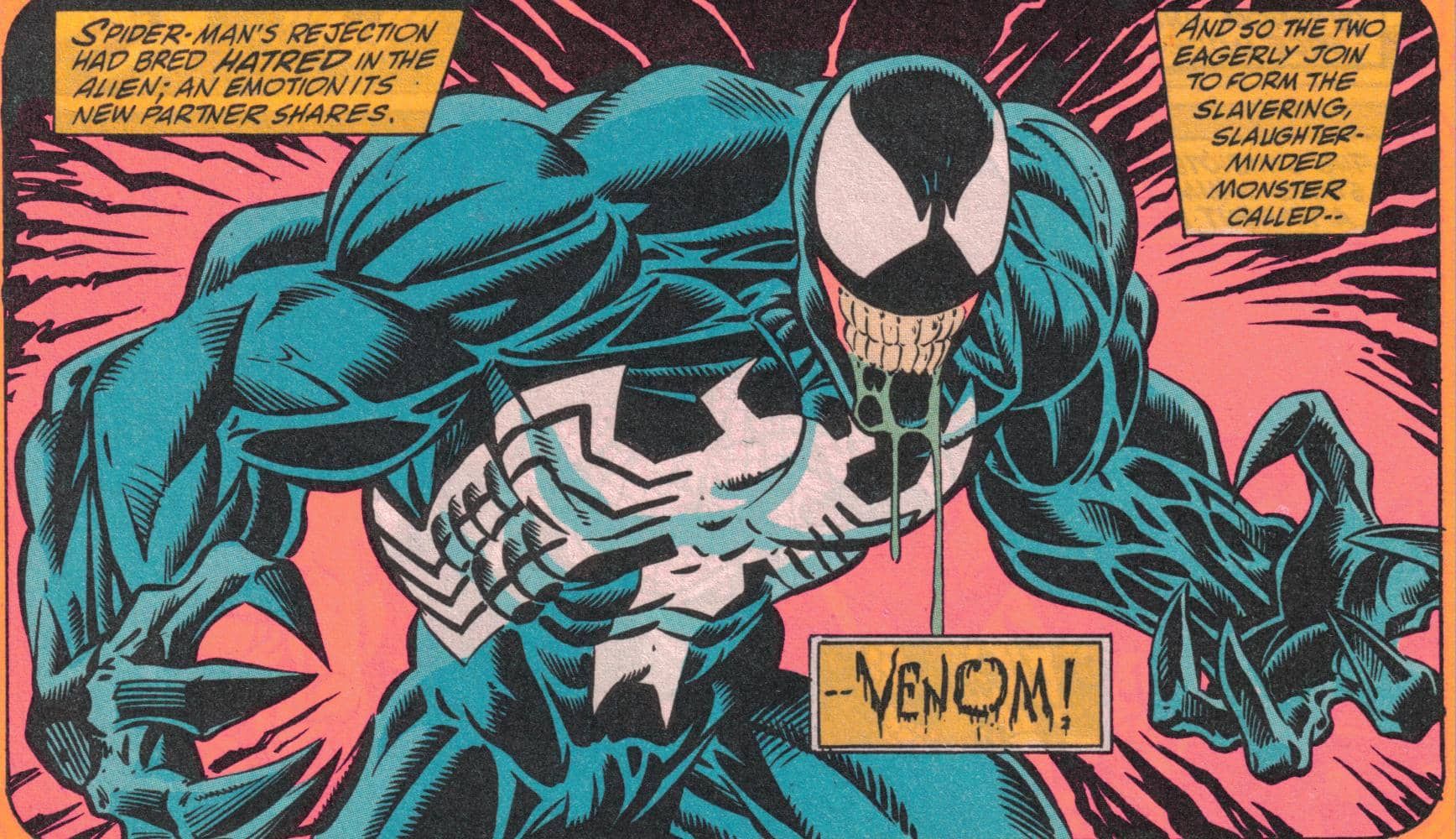 Venom's hatred of Spider-Man