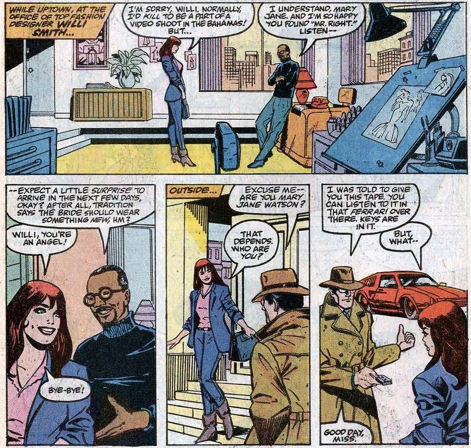 Who Designed Mary Jane Watson s Wedding Dress 