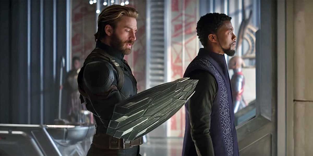 Captain America's new shield in Avengers: Infinity War