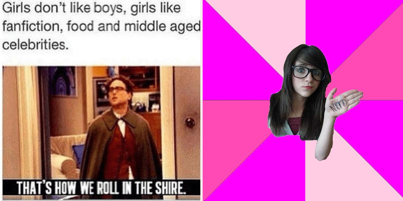 3. Memes designed around fake geek girls or fake gamer girls