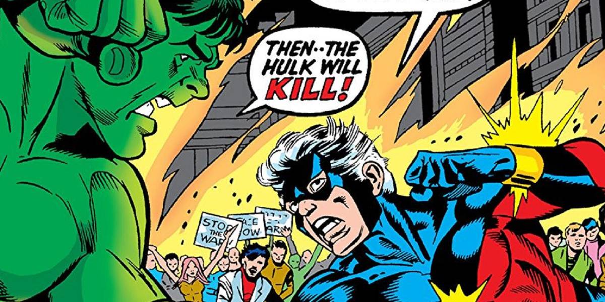 Captain Marvel Vs Hulk