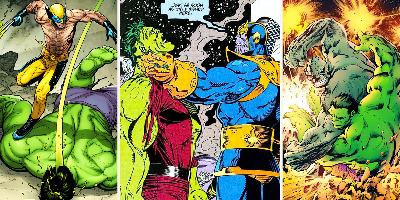 Foran lever Grudge Superheroes Who Beat The Incredible Hulk