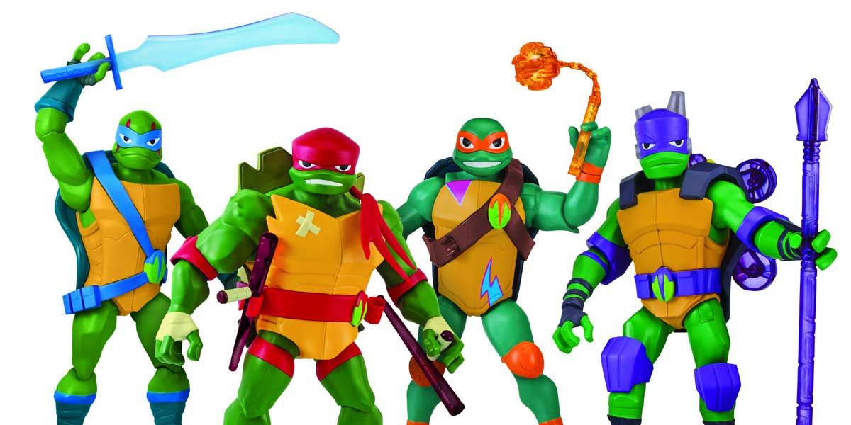 Rise of the Teenage Mutant Ninja Turtles Playmates figures
