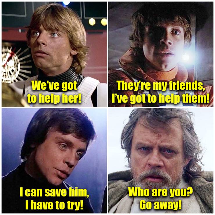 Grumpy Old Jedi 15 Hilarious Old Man Luke Memes Cbr Grumpy Old Jedi 15 Hilarious Old Man Luke Memes Cbr