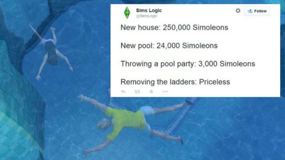 The Sims Remove Ladder