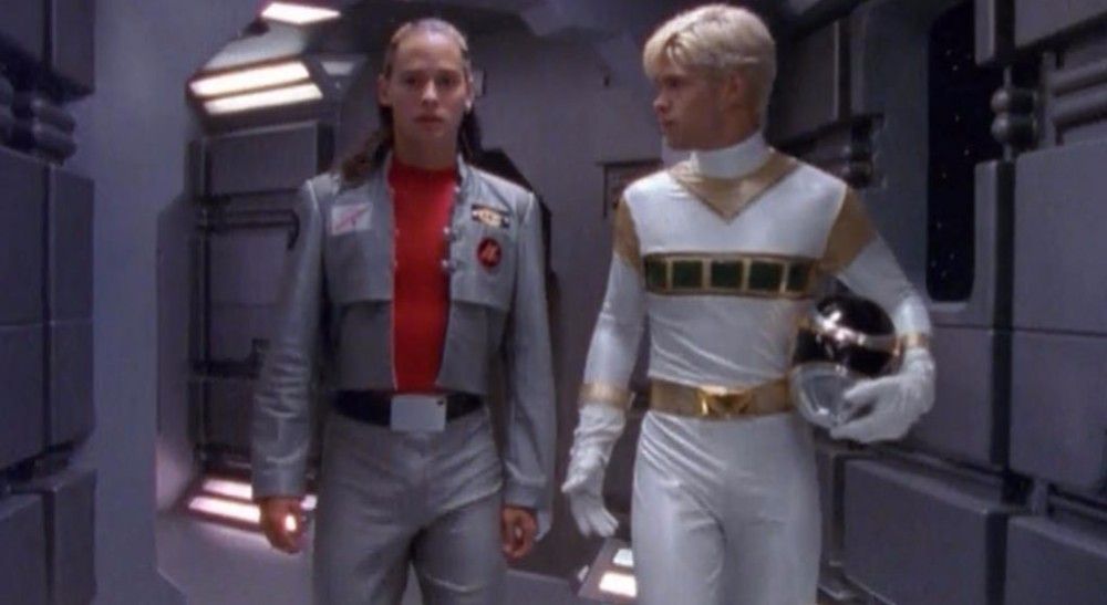 Andros and Zhane in Power Rangers In Space 