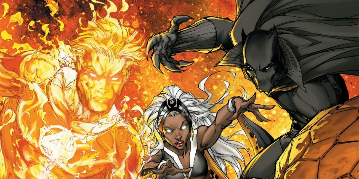 Black Panther Storm Fantastic Four