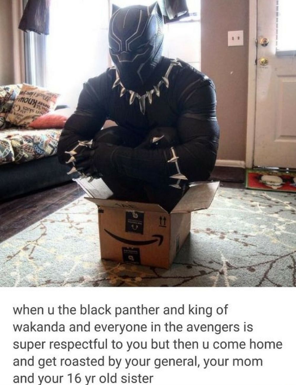 Black Panther roast meme