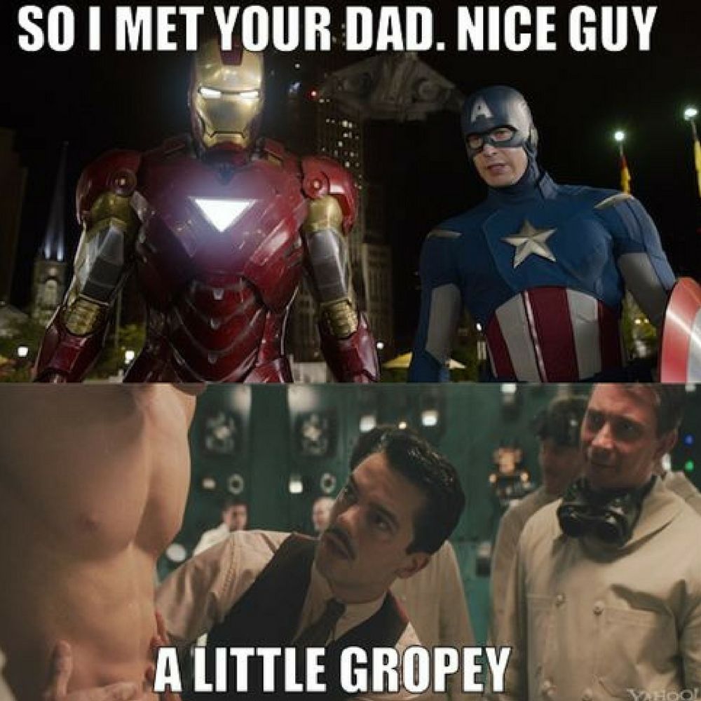 Captain America Howard Stark meme