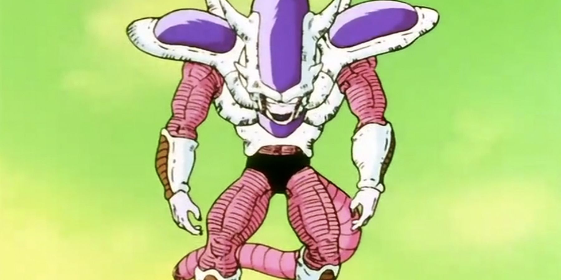 Frieza adjusts to his third form in Dragon Ball Z