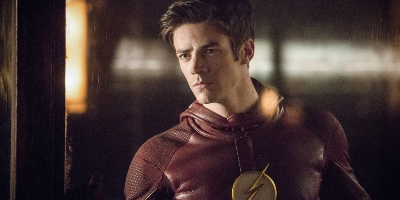 Grant Gustin as Unmasked Flash