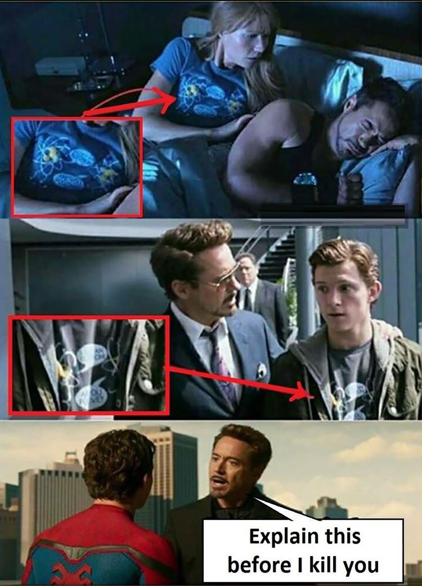 Iron Man Spider-Man T-Shirt