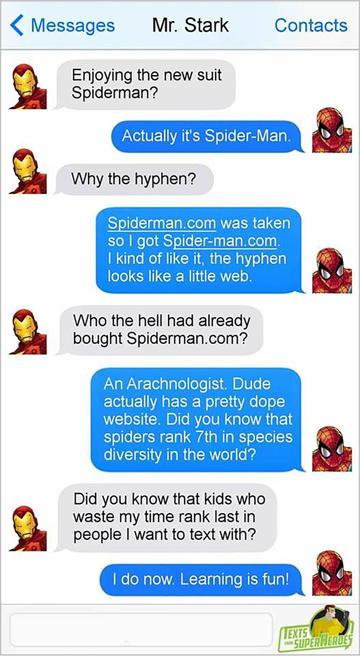 Iron Man Spider-Man The Hyphen