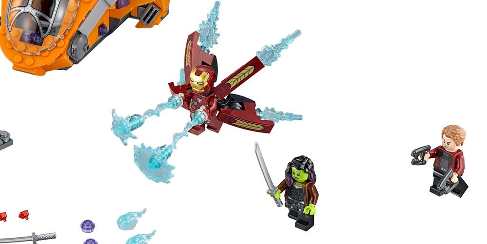 Lego infinity war iron man star lord gamora