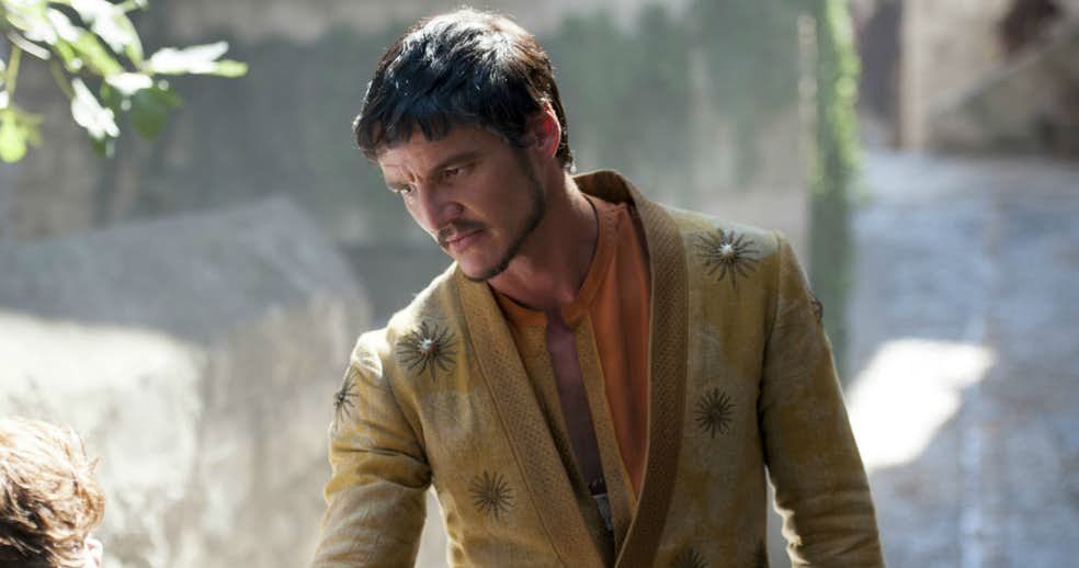 Oberyn Martell looking serious in Game of Thrones