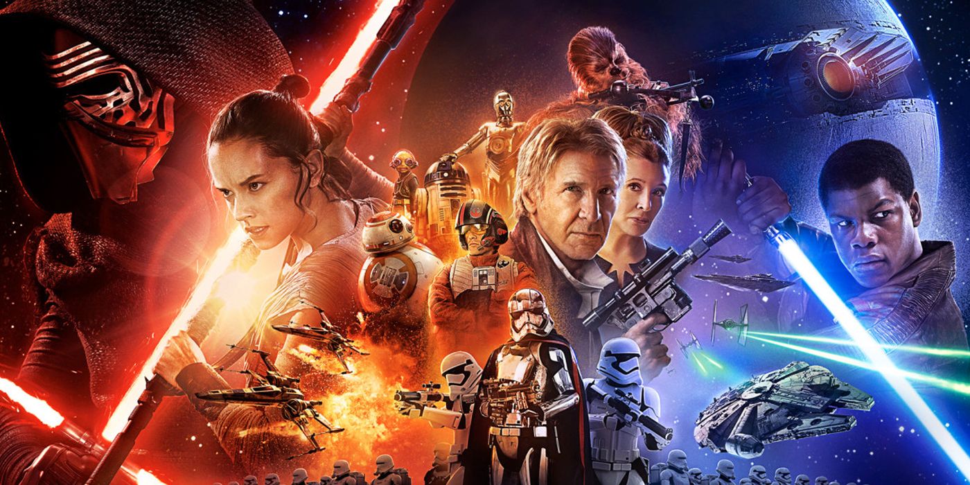 Star wars force awakens poster