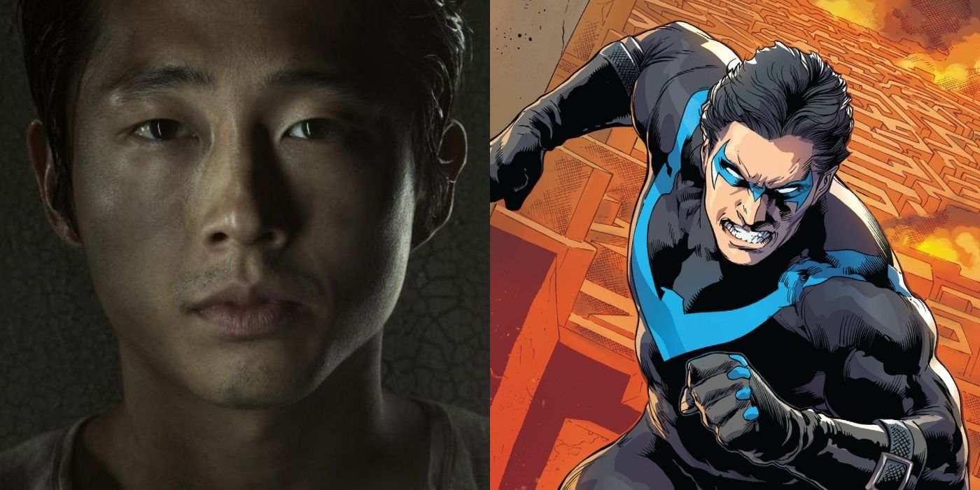Steven Yeun and Nightwing