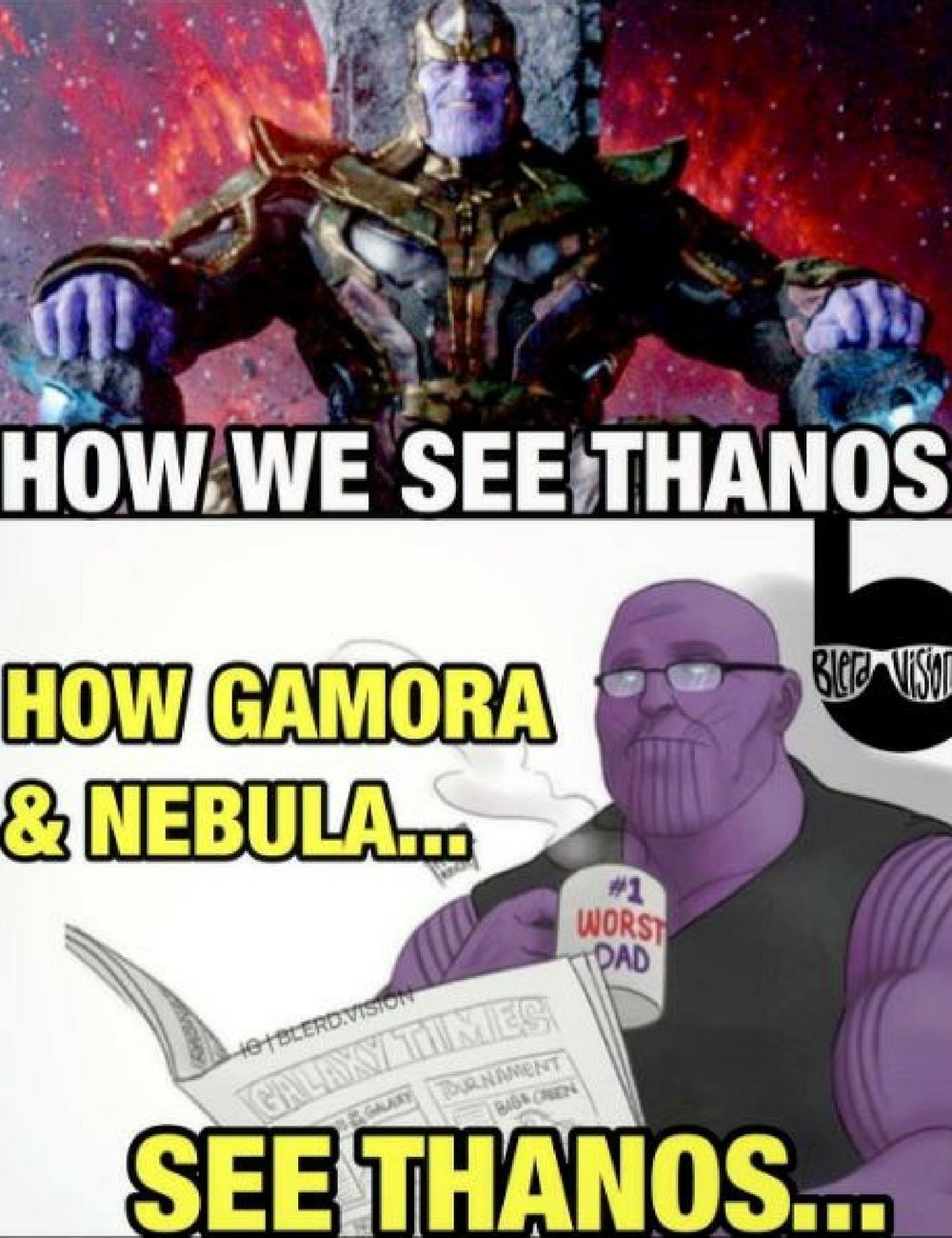 Thanos dad meme