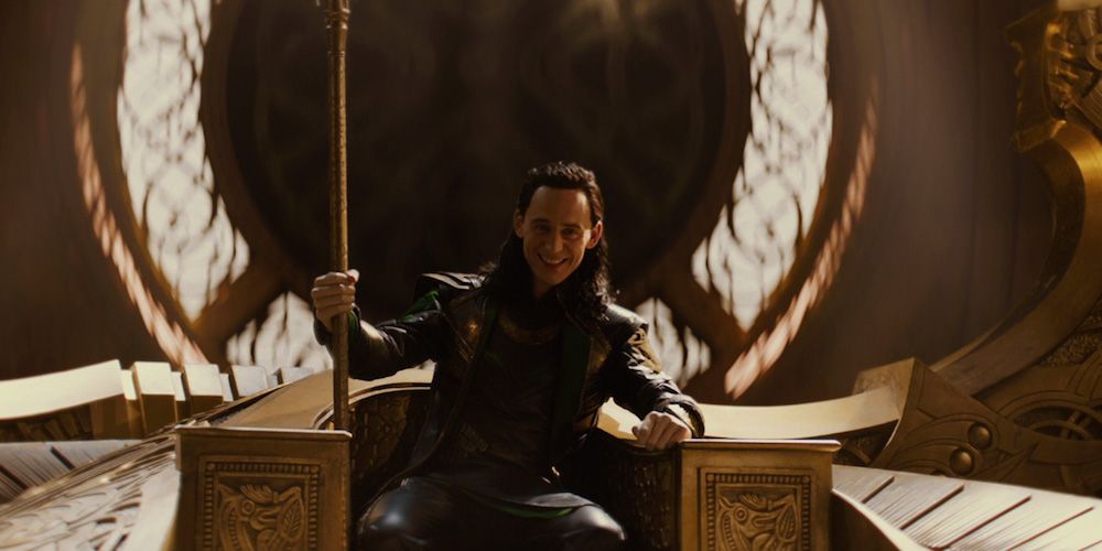 The Dark World Loki throne