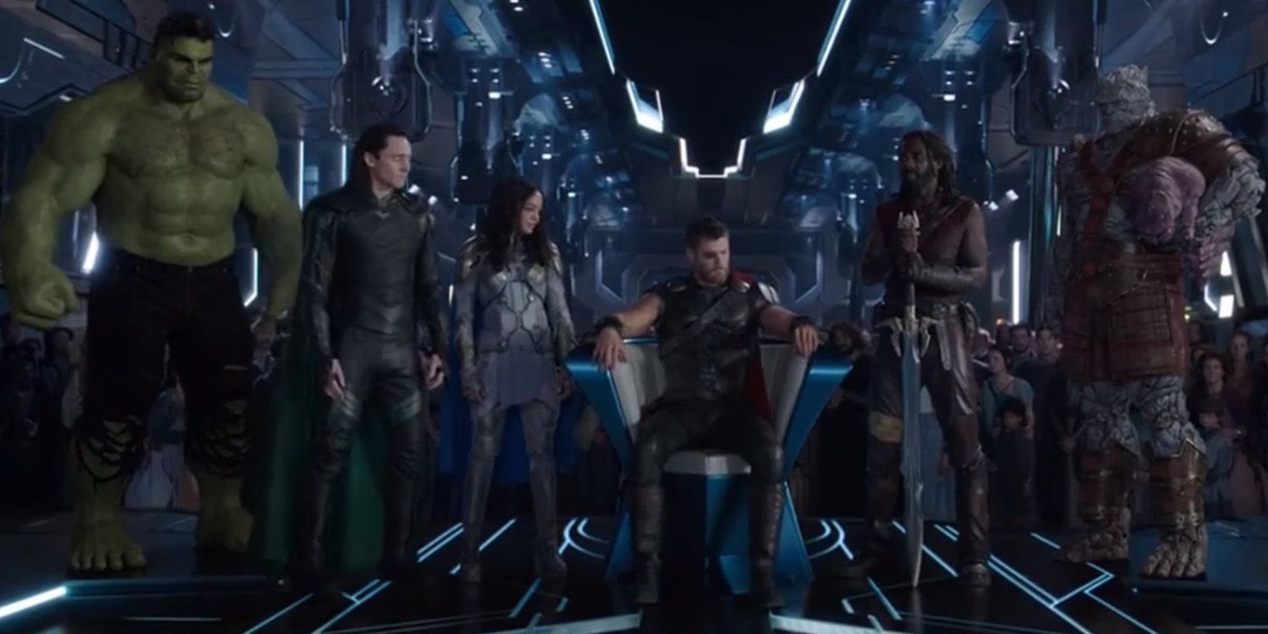 At the end of Thor: Ragnarok, Hulk and Loki joined Thor on the bridge of the Sakaaran ship.
