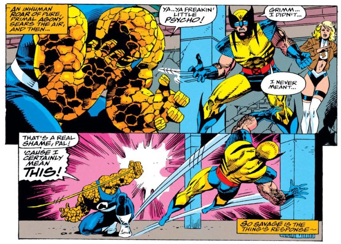Wolverine vs The Thing