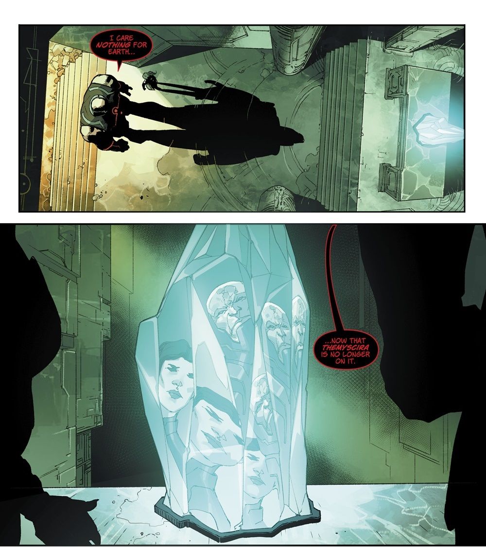 Wonder Woman Darkseid Amazon Temple crystal
