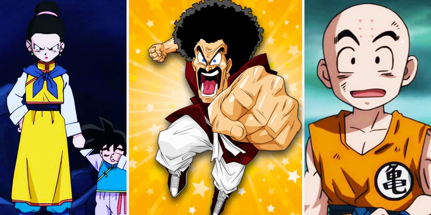 chi chi hercule satan krillin dragon ball