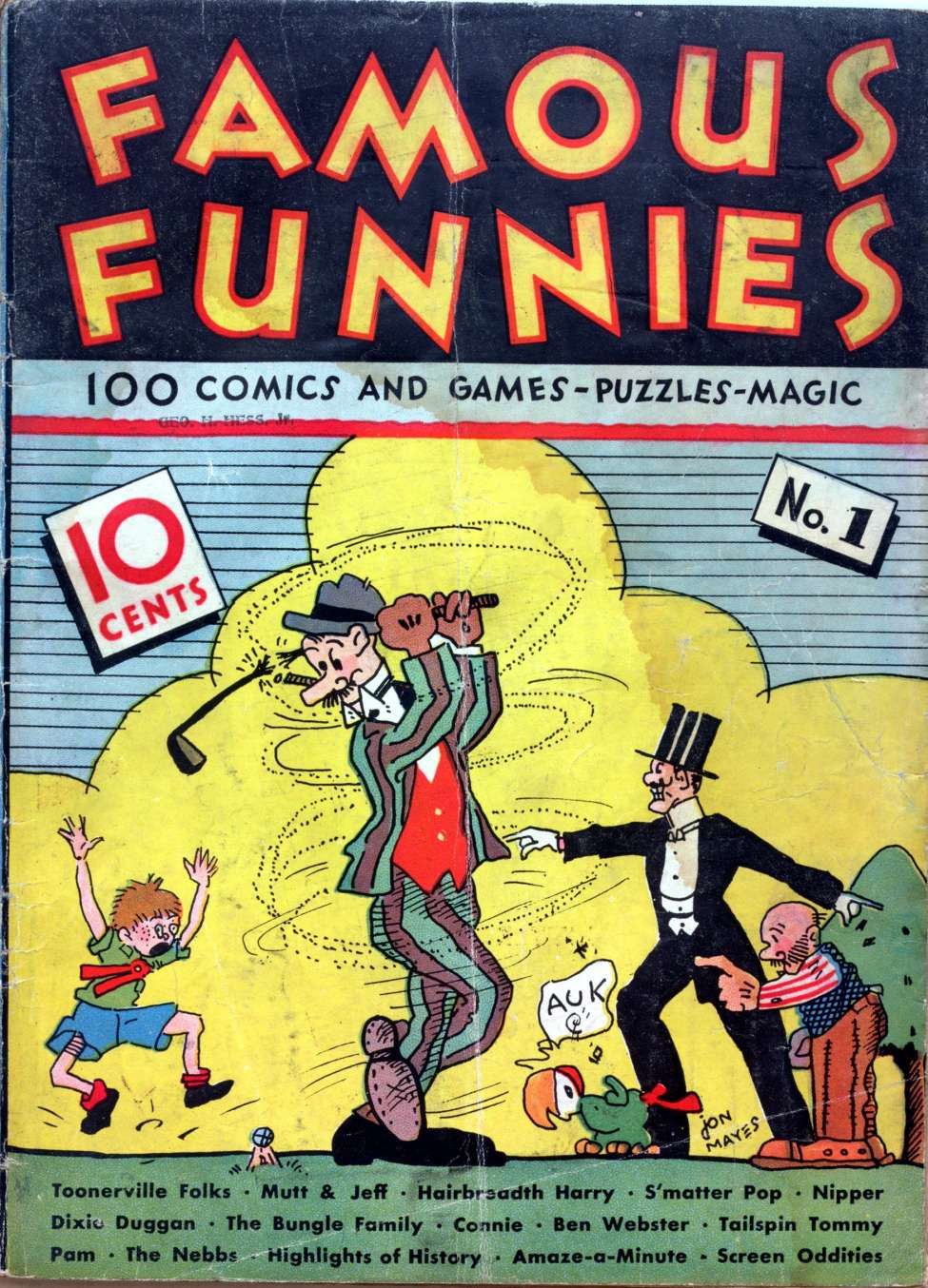 The original comic book series, Famous Funnies