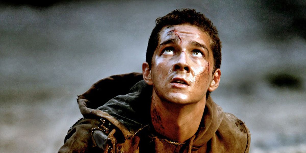 Sam Witwicky de Shia LaBeouf em Transformers.