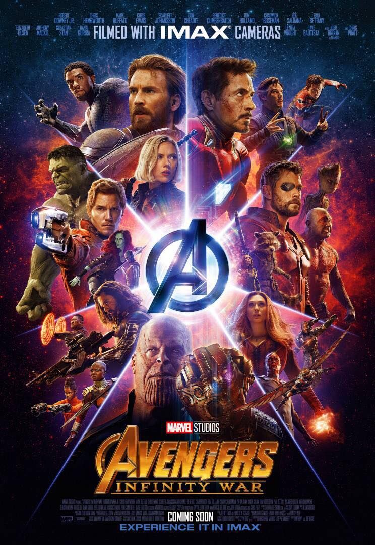 Avengers Infinity War IMAX poster