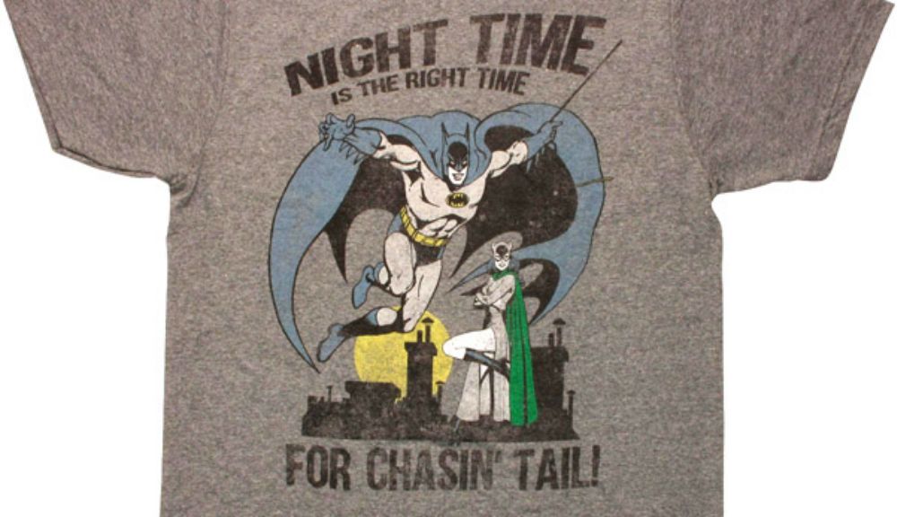 Batman-Catwoman-Chasin-Tail-T-Shirt