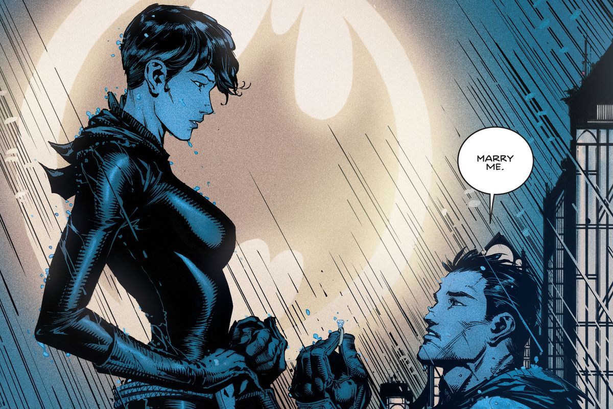 Batman and Catwoman Engaged
