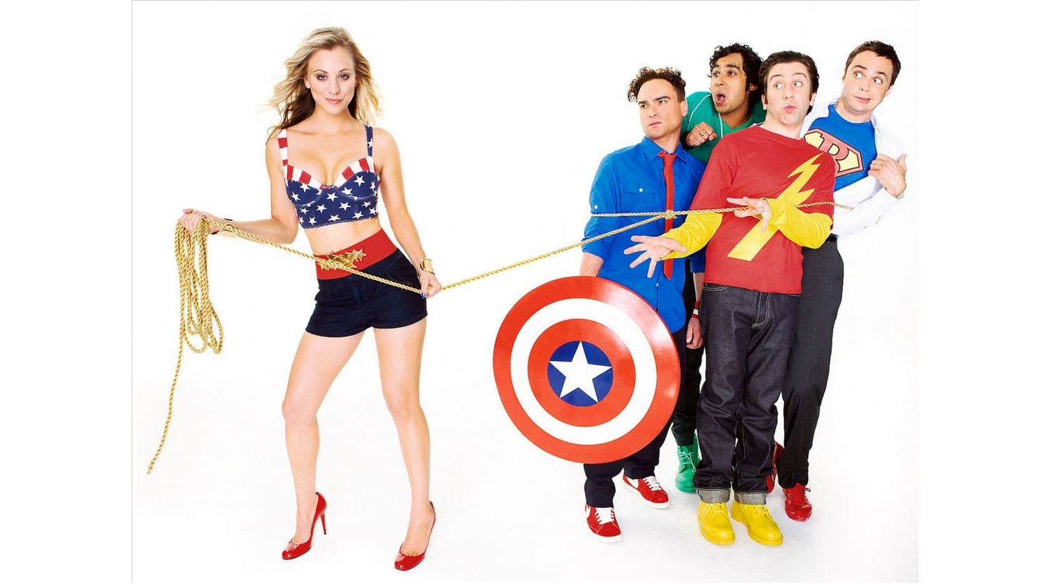 Big Bang Theory -- Penny, Leonard, Raj, Howard and Sheldon