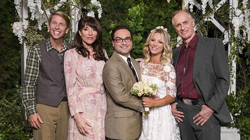 Big Bang Theory -- Penny and her family at her wedding