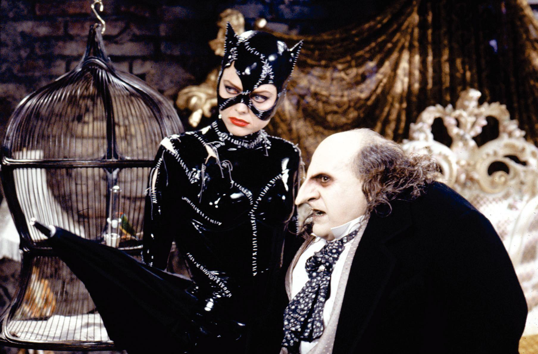 Catwoman and penguin