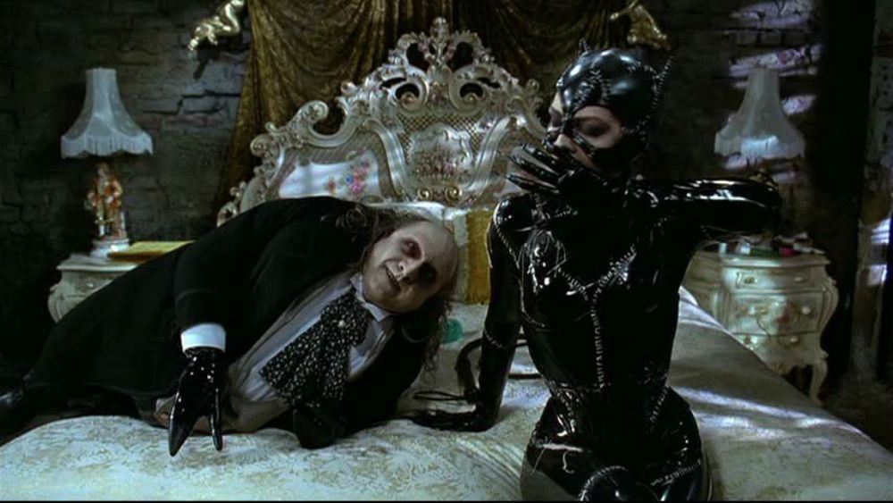 Catwoman Cleans Herself in Batman Returns