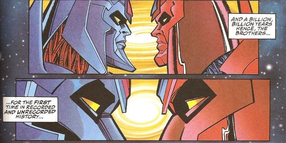DC vs Marvel cosmic brothers