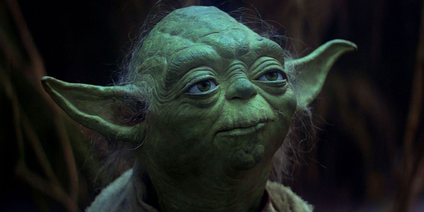 Yoda looking pensive in Star Wars: The  Empire Strikes Back