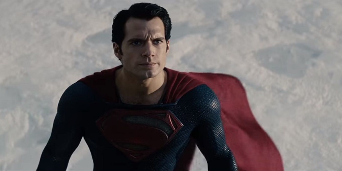 Henry Cavill wearing a Christopher Reeve suit for his Man of Steel