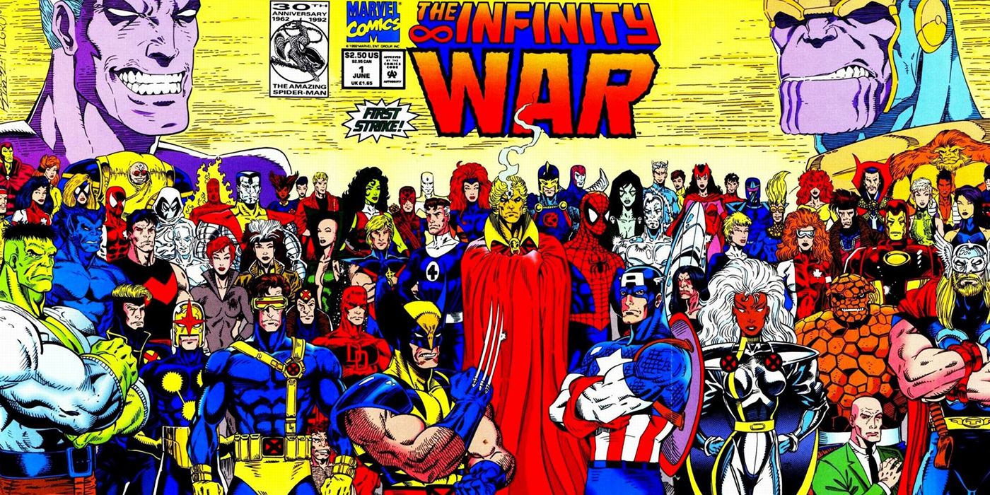 Cover to the Infinity War comic event