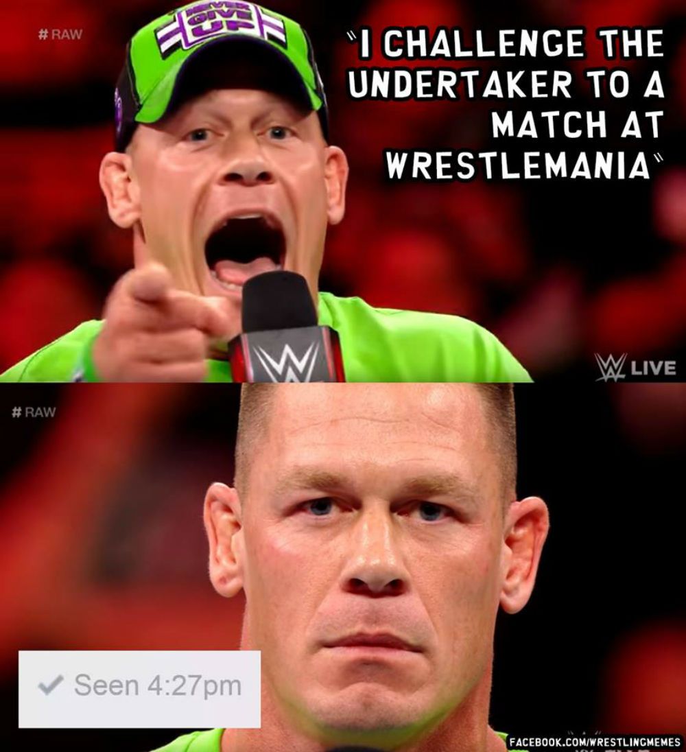 John Cena Undertaker meme