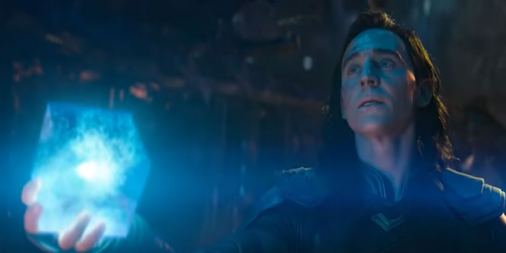 Loki with the tesseract