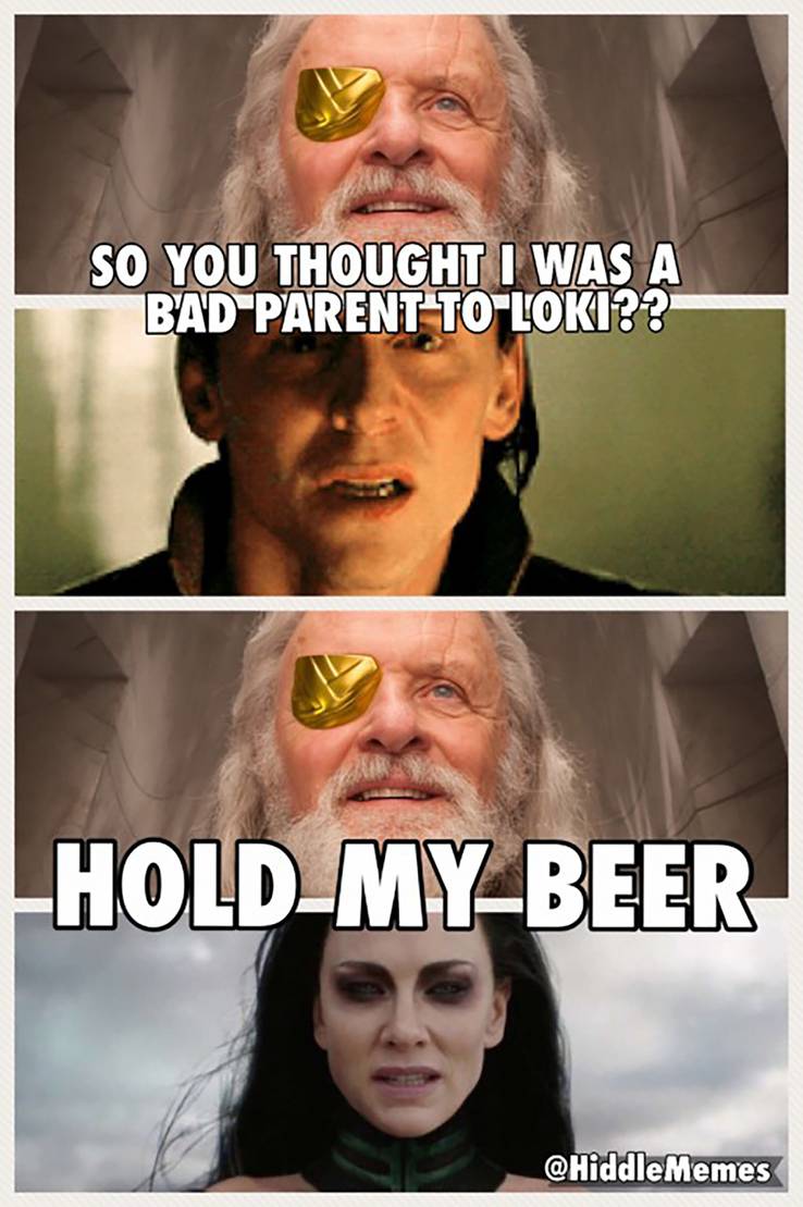 Danknarok 25 Hilarious Thor Family Memes Cbr