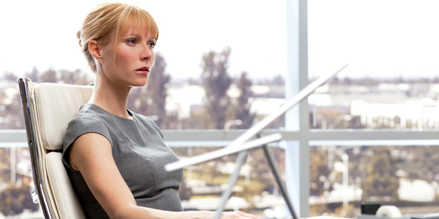 Pepper Potts in her office in Iron Man 2
