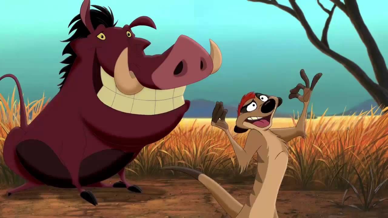Pumbaa and Timon from The Lion King